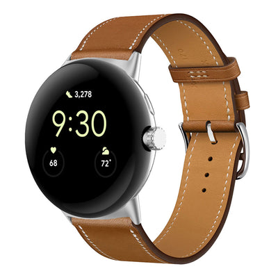 Correa de Cuero PU Bicolor para Google Watch - Estilo y Durabilidad - Image 4