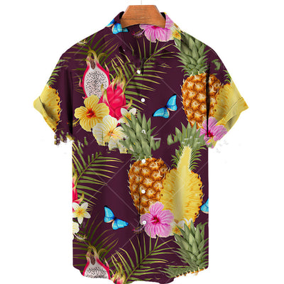 Camisa Casual Slim Fit con Estampado 3D para Hombre - Image 13