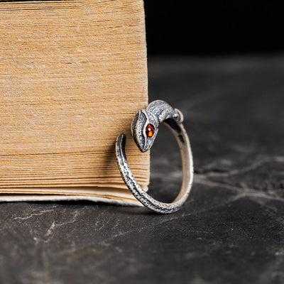 Anillo Camaleón de Plata Esterlina Ajustable - Image 9