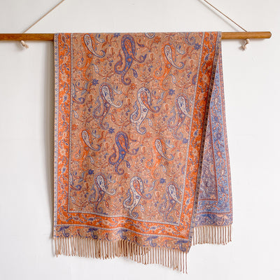 Chal Étnico de Cachemira Artificial para Mujer - Estilo Bohemio - Image 9