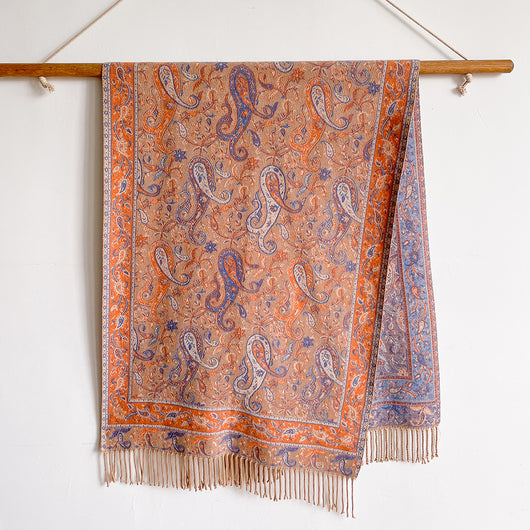 Chal Étnico de Cachemira Artificial para Mujer - Estilo Bohemio - Image 9