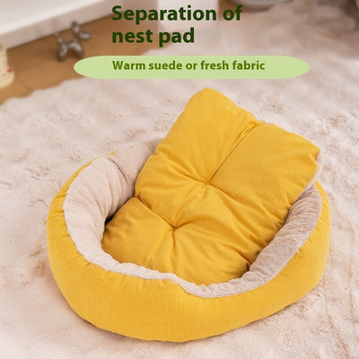 Cama Térmica para Gatos con Forro Polar Desmontable y Lavable - Image 4