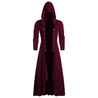 Abrigo Largo Retro Steampunk Gótico para Hombre - Image 4