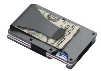 Cartera Minimalista con Clip de Dinero y Protección Antimagnética - Image 14