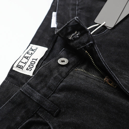 Jeans Hip Hop Vintage Desgastados con Detalles Floral - Image 12