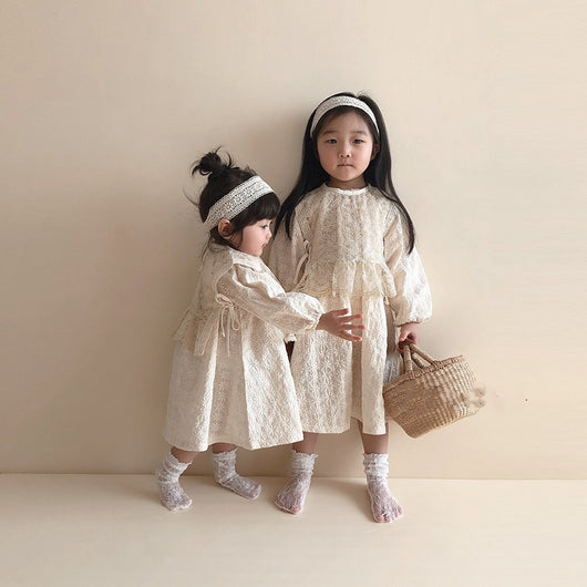 Vestido Infantil Estilo Occidental con Tirantes Bordados - Image 2