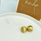 Brushed Ball Earrings S925 Plateado Fashion Versatile Light Luxury Dorado earrings