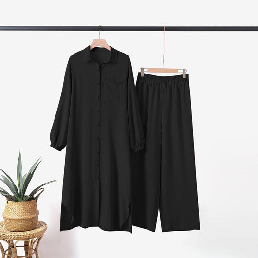Conjunto Ejecutivo Mujer: Camisa Manga Larga y Pantalón - Image 26