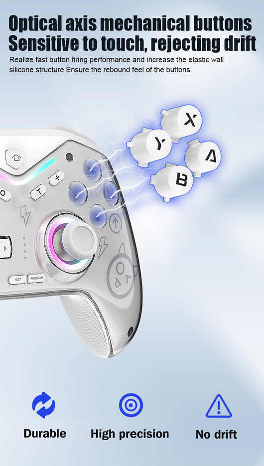 Control Gamer NS Personalizable con Bluetooth Programable - Image 10