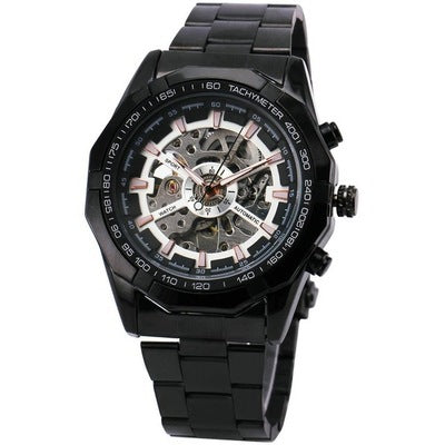 Reloj Automático de Lujo para Hombre en Oro - Elegancia Mecánica Casual - Image 12