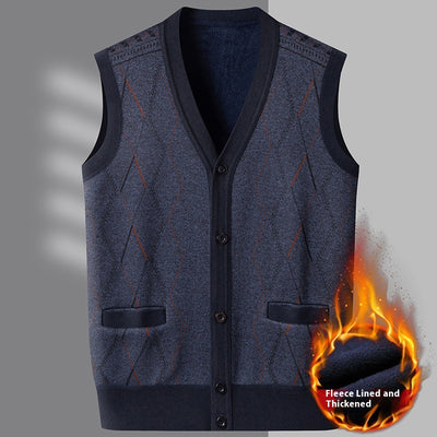 Chaleco Cardigan Hombre Cuello V - Versátil para Primavera y Otoño - Image 4