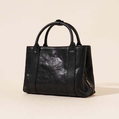 Bolso de Cuero Genuino Capacidad Grande - Bolsa Casual para Hombro - Image 18