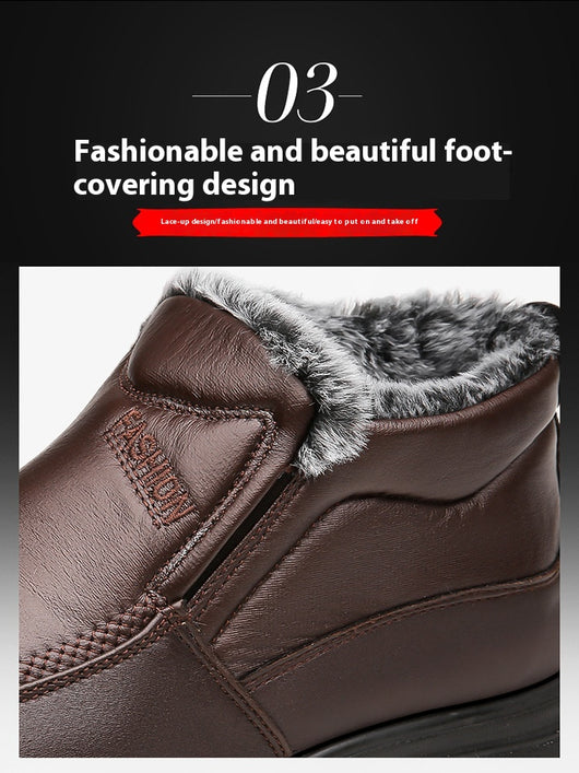 Zapatos de Invierno Acolchados para Adultos Mayores - Antideslizantes e Impermeables - Image 13