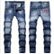 Pantalones Vaqueros Slim Fit Rotos para Hombre - Diseño Moderno Desgastado