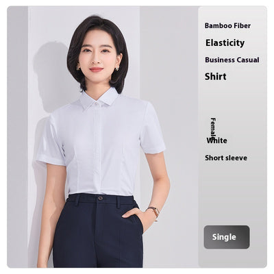 Camisa Ejecutiva de Fibra de Bambú sin Planchado con Elasticidad - Image 7
