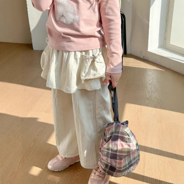 Pantalones Infantiles Cómodos y Holgados con Diseño Funcional
