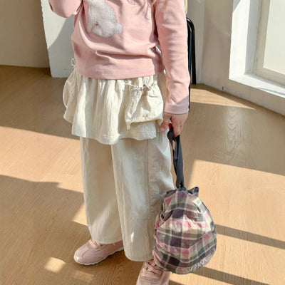 Pantalones Infantiles Cómodos y Holgados con Diseño Funcional