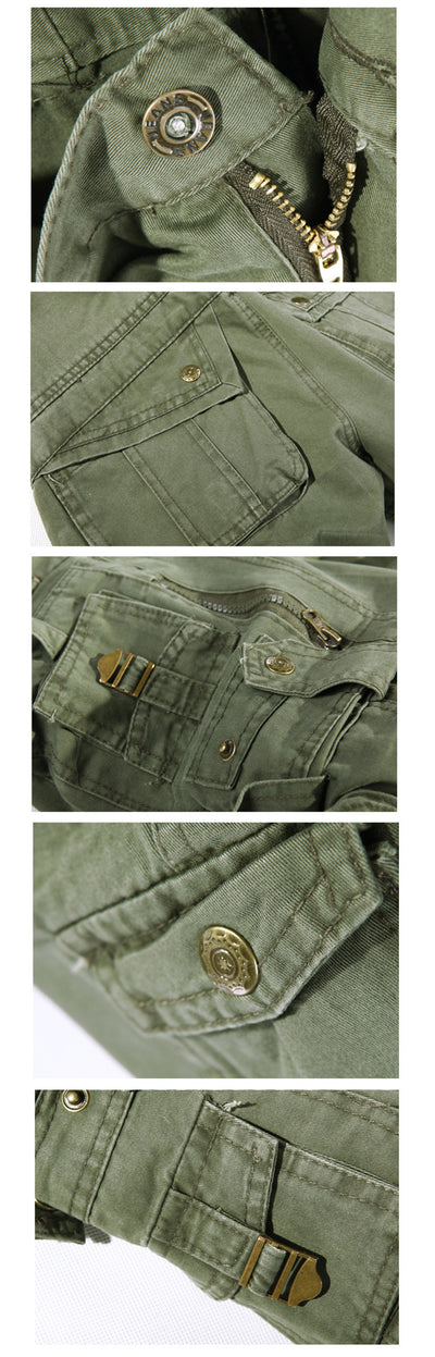 Pantalones Cargo Multibolsillos para Hombre - Estilo Lavado Moderno - Image 9