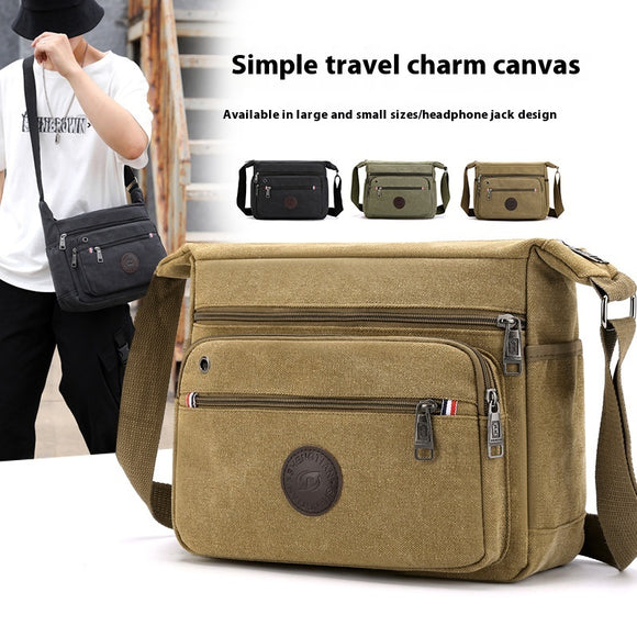 Bolsa Mensajero de Lona para Hombre