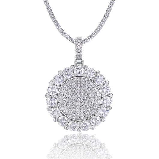 Collar de Moissanita Premium en Plata 925 con Baño de Platino - Image 10