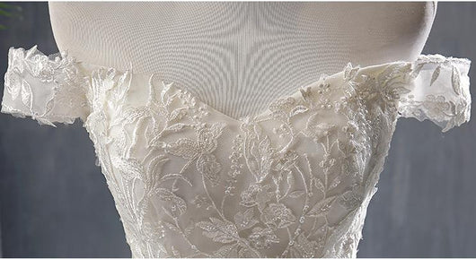 Vestido de Novia Sirena con Cola de Encaje - Image 21
