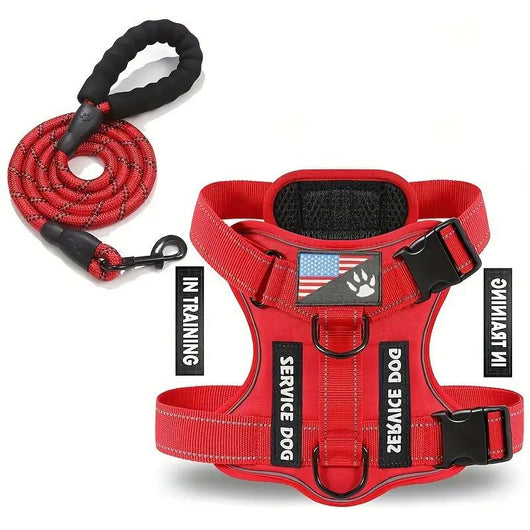 Arnés Pectoral para Perro con Correa de Control