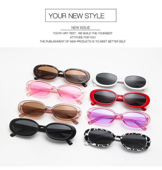 Gafas de Sol Ovaladas Trend Cow Print - Marco Pequeño Estilo Instagram - Image 5
