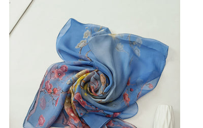 Pañuelo Playa Protección Solar Flor de Cerezo - Ligero y Suave para Mujer - Image 45