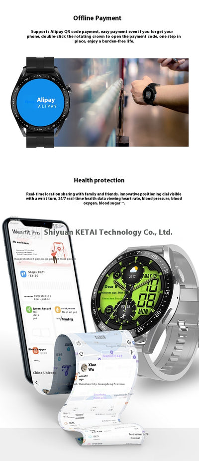Reloj Inteligente con Carga Inalámbrica, Pagos Offline y Asistente de Voz - Image 17