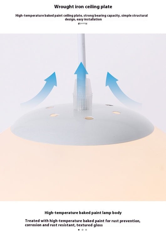 Lámpara de Techo Minimalista con Esfera Simple para Sala - Image 32