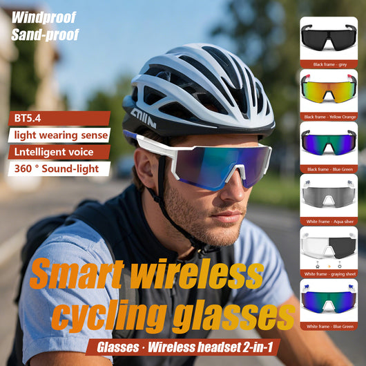 Gafas Inteligentes Deportivas con Bluetooth y Audio Integrado