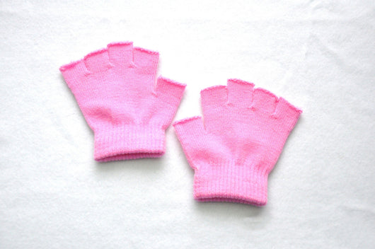 Guantes Tejidos Medio Dedo Color Sólido para Niños - Calidez sin Límites - Image 21