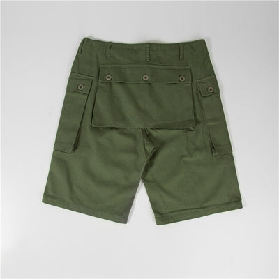 Pantalones Cortos Militares Retro con Múltiples Bolsillos - Image 5