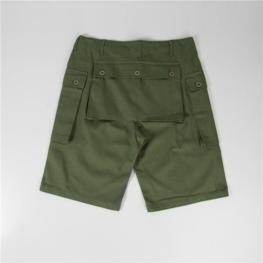 Pantalones Cortos Militares Retro con Múltiples Bolsillos - Image 5