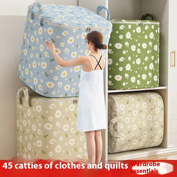 Bolsa de Almacenamiento Plegable de Gran Capacidad para Ropa y Textiles