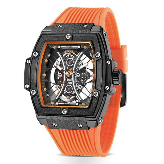 Reloj Deportivo Tonneau con Correa de Silicona y Esfera Luminosa - Image 3