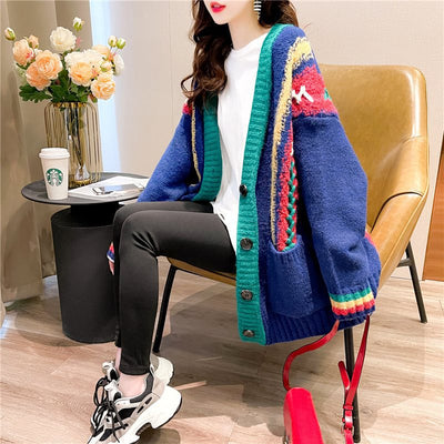 Suéter Holgado de Punto para Mujer - Estilo Casual Elegante - Image 3