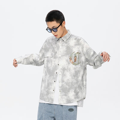 Chaqueta Camisa Casual Estampada Street Fashion Oversize - Image 5