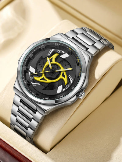 Reloj Deportivo de Acero Inoxidable con Bisel Giratorio y Esfera de Cuarzo - Image 8