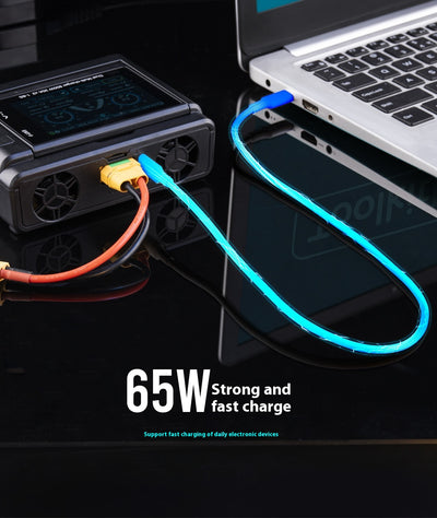 Cargador Dual M8D con Pantalla Táctil Color - Entrada de Alta Potencia para Drones - Image 8