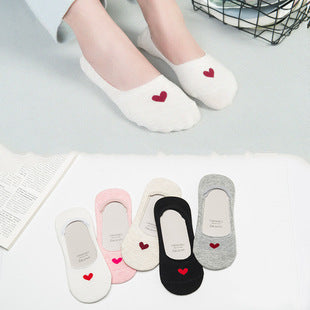 Calcetines Invisibles para Mujer Gato Lady Antideslizantes Algodón Verano - Image 5