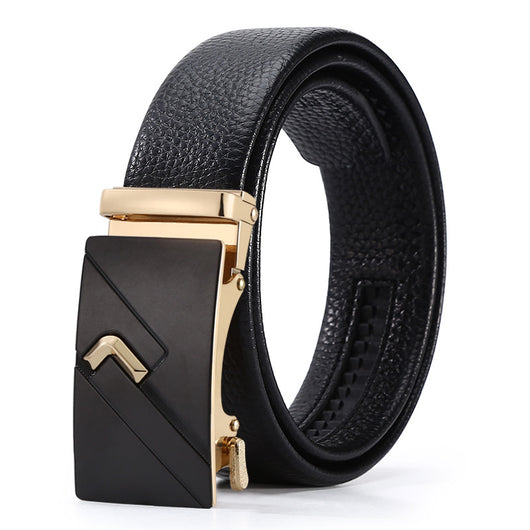 Cinturón de Cuero para Hombre con Hebilla Automática - Image 26