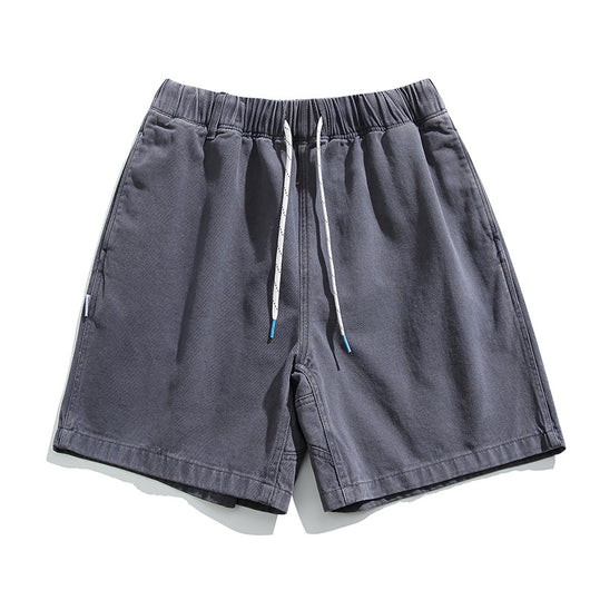 Shorts de Algodón Sueltos con Efecto Desgastado para Hombre - Image 8