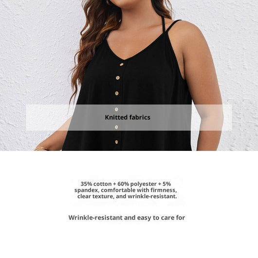 Blusa Casual Escote en V sin Mangas para Mujer - Image 12