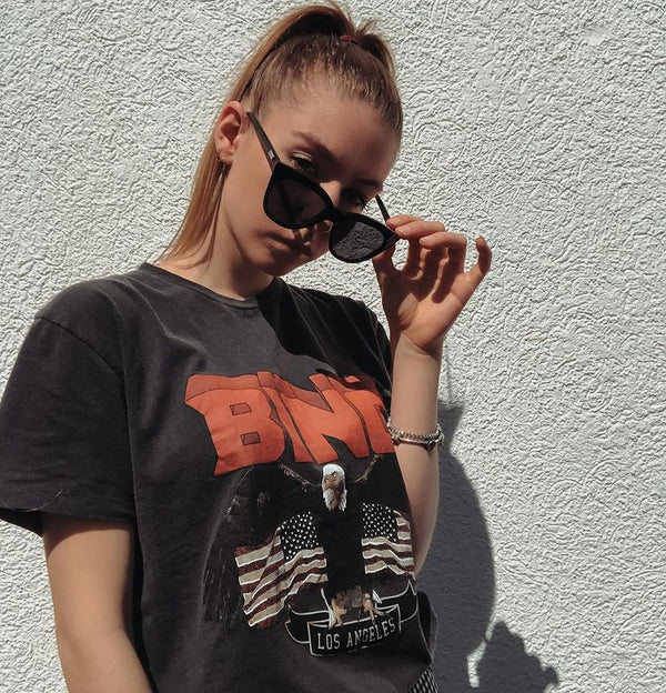 Playera de Algodón Estampado Águila - Cómoda para Verano