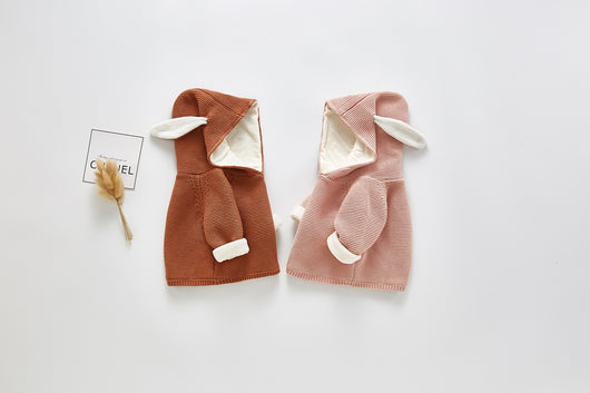 Cardigan Infantil con Orejas de Conejo - Suéter Versátil para Niños y Niñas - Image 8