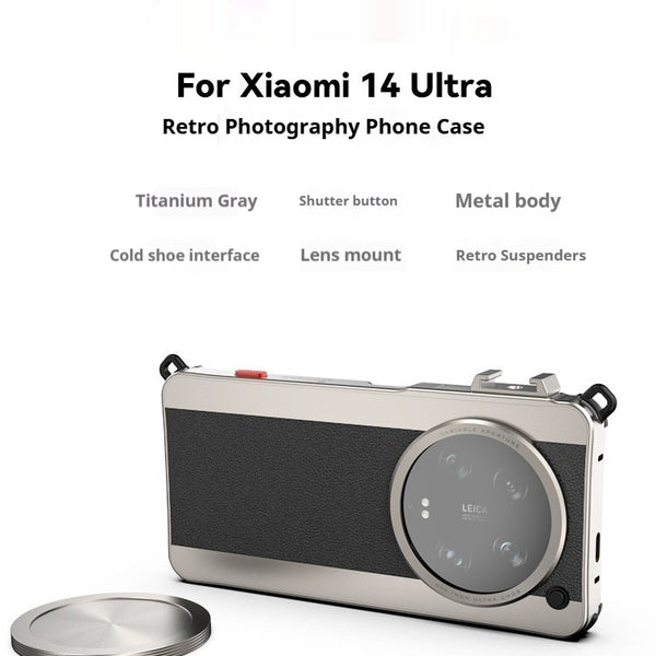 Funda Metálica Retro para Cámara Xiaomi - Protección Estilo Vintage