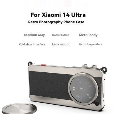Funda Metálica Retro para Cámara Xiaomi - Protección Estilo Vintage