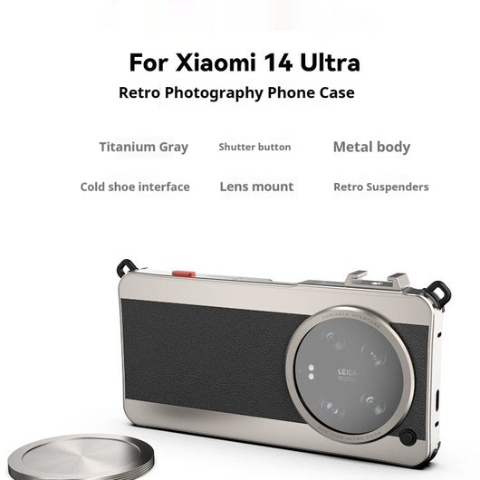 Funda Metálica Retro para Cámara Xiaomi - Protección Estilo Vintage