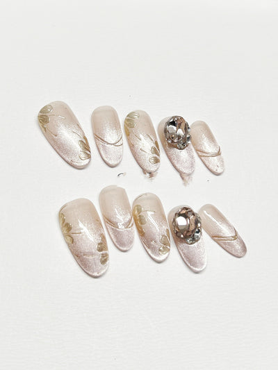 Uñas Postizas Premium con Acabado Brillante de Lujo - Image 5